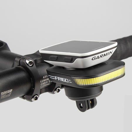 Ravemen FR160 Front Light (Garmin Mount) - Mounted