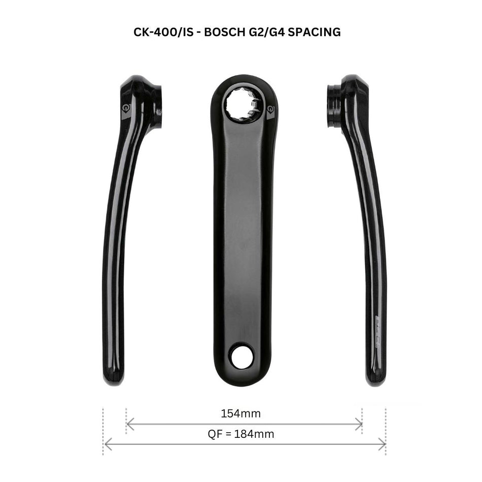 FSA - ISIS SPLINE E-BIKE CRANKS - CK-400/IS - BOSCH G4 / YAMAHA PWX