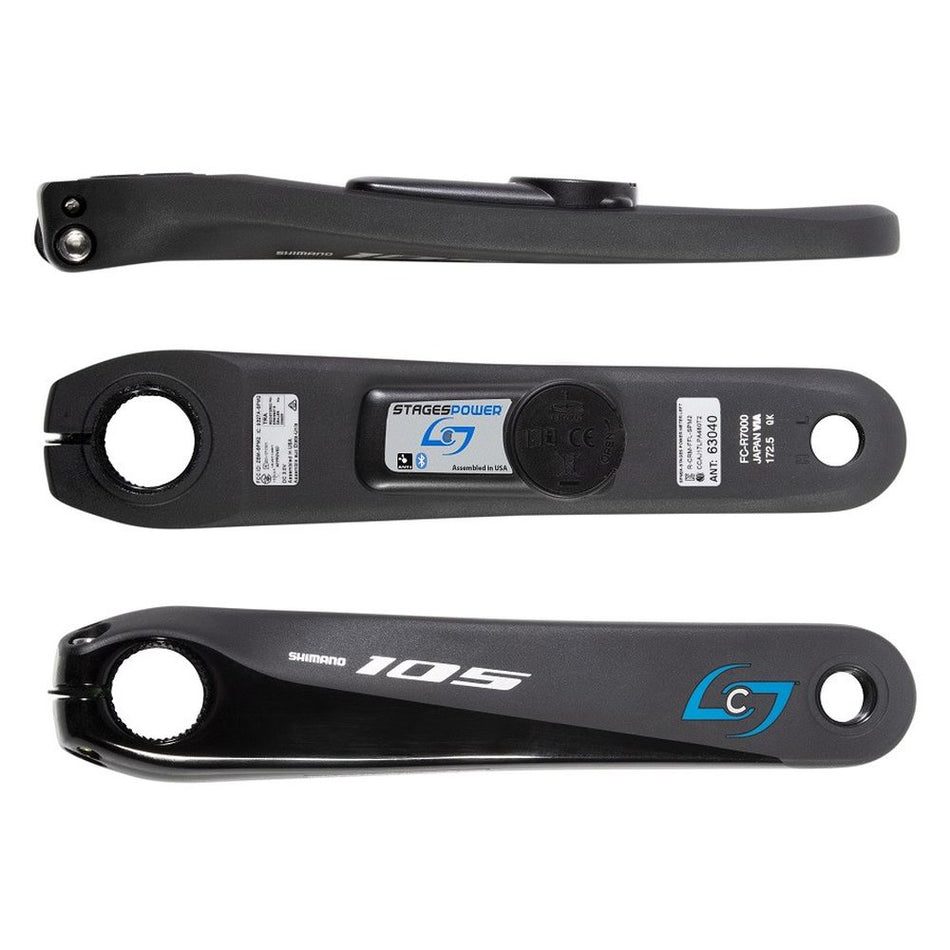 STAGES - 105 R7000 LEFT ARM POWER METER - BLACK