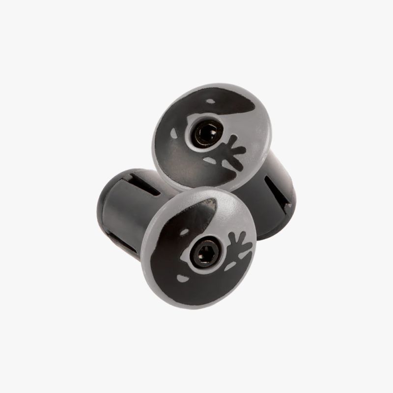 Lizard Skins DSP Ultra Bar Tape Cool Gray - Plugs