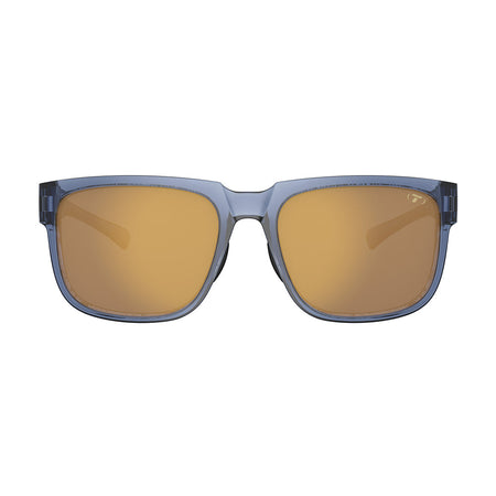 Tifosi Shumo Sunglasses Crystal Denim with Gold Mirror Lens
