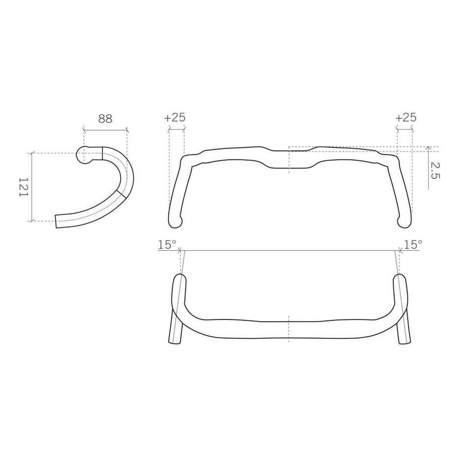FSA - A-WING PRO AGX INTERNAL ROUTING HANDLEBAR