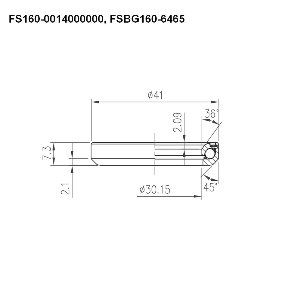 FSA - 1 1/8" HEADSET BEARING - TH-870