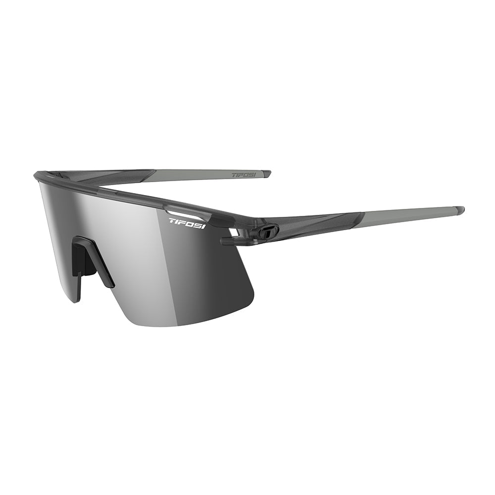 Tifosi Moab Lite Sunglasses Satin Vapor with Silver Mirror AC Red and Clear Lens
