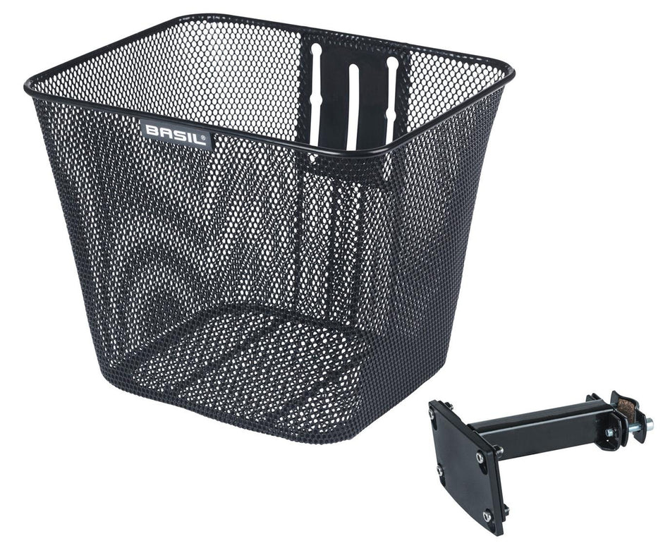 10235 Basil Bilbao front bicycle basket fixed moun