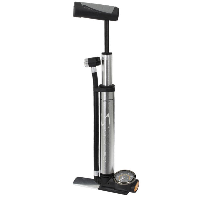 Serfas Mini Pump with Gauge MP-04G