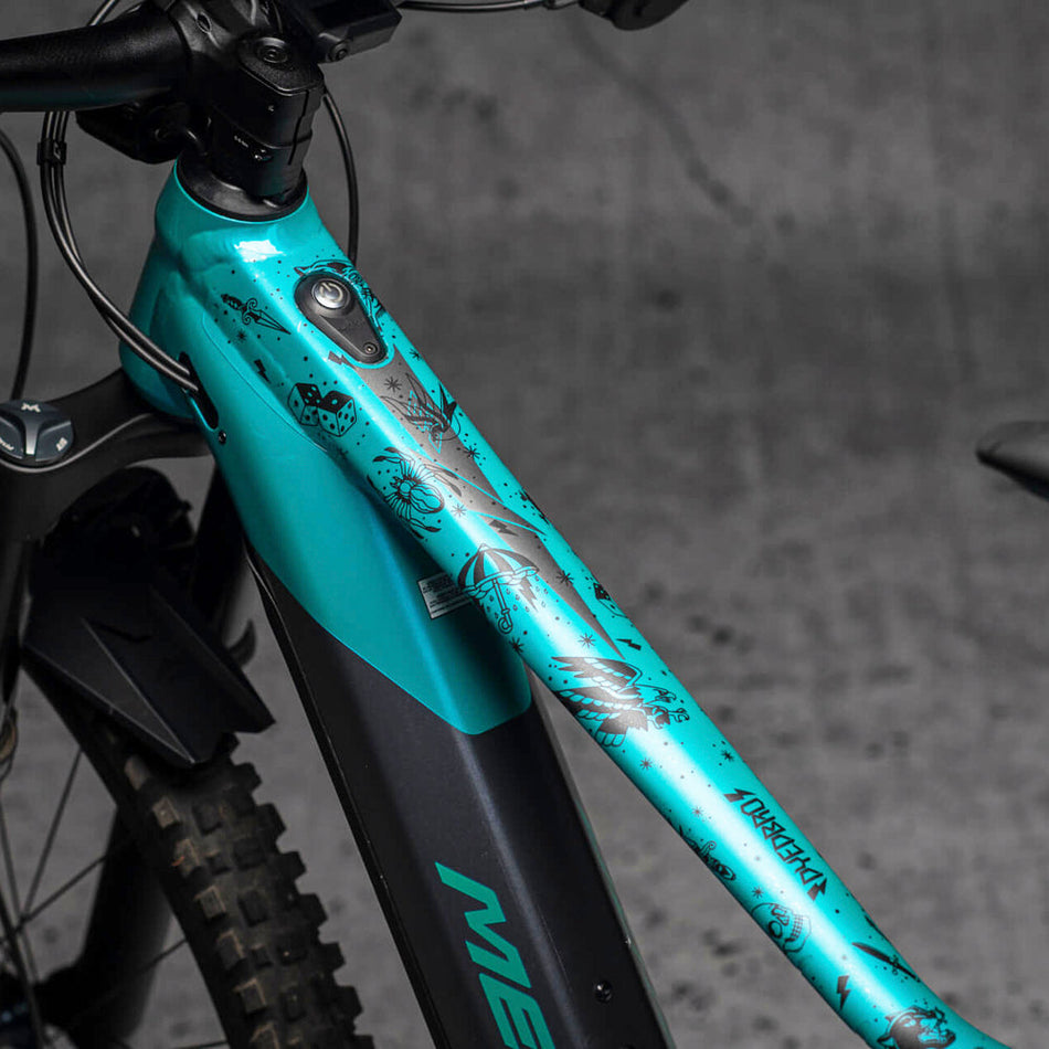 DYEDBRO EBIKE FRAME PROTECTION - OLD SCHOOL TATTOO