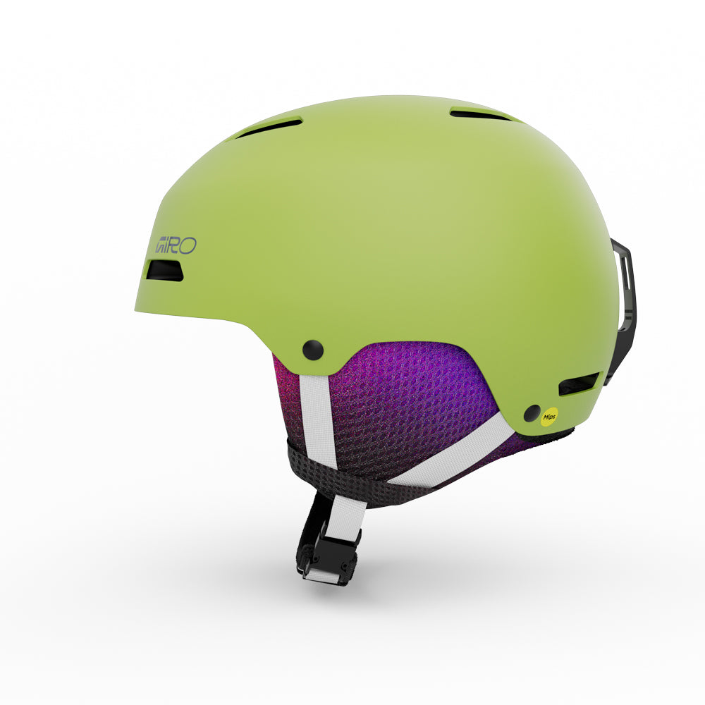 Giro Crue Matte Fluorescent Green 2