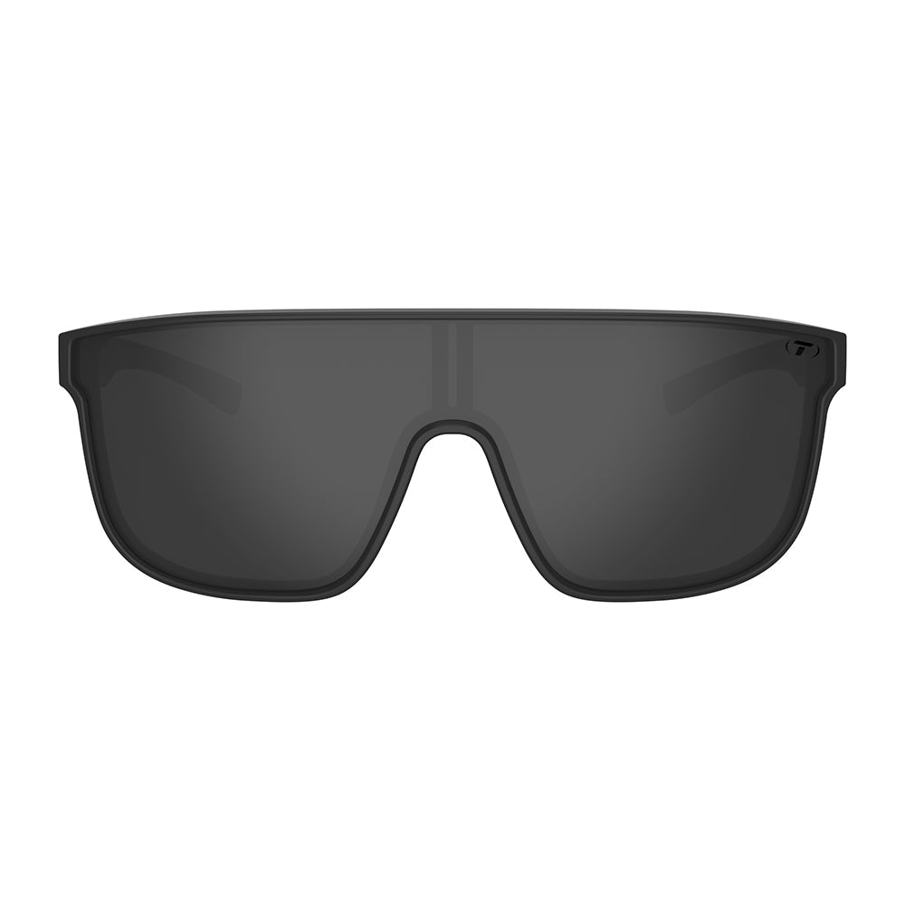 Tifosi Sanctum XL Sunglasses Blackout with Smoke No Mirror Lens

