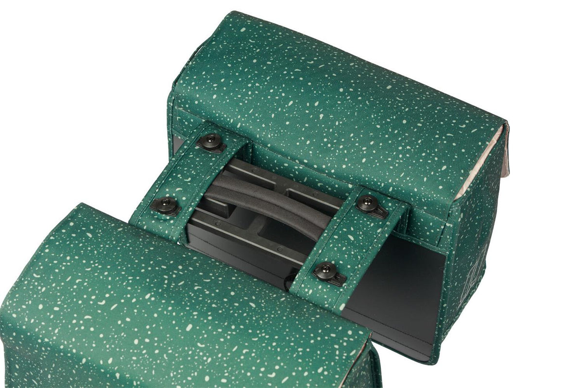18419 Basil Flair double bicycle bag MIK green_4-m