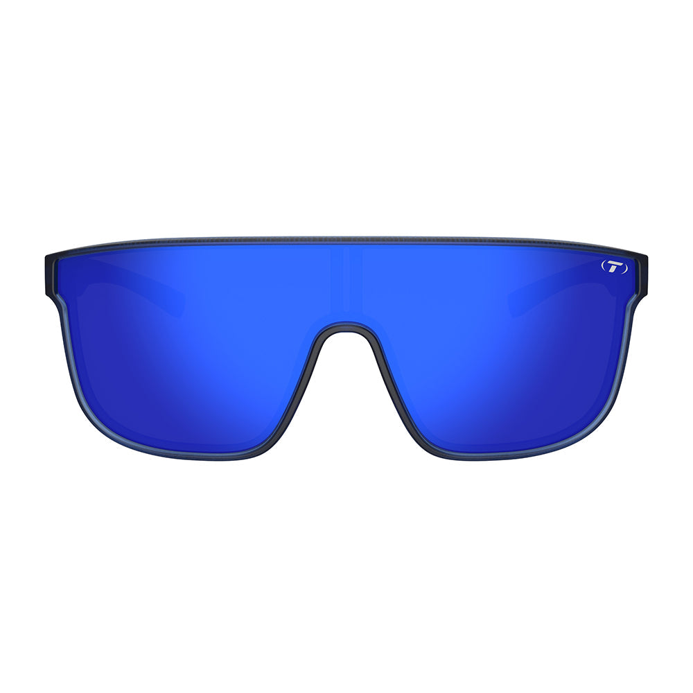 Tifosi Sanctum XL Sunglasses Midnight Vapor with Cobalt Blue Mirror Lens
